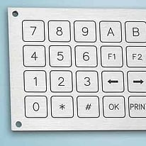 5x4 piezo keypad