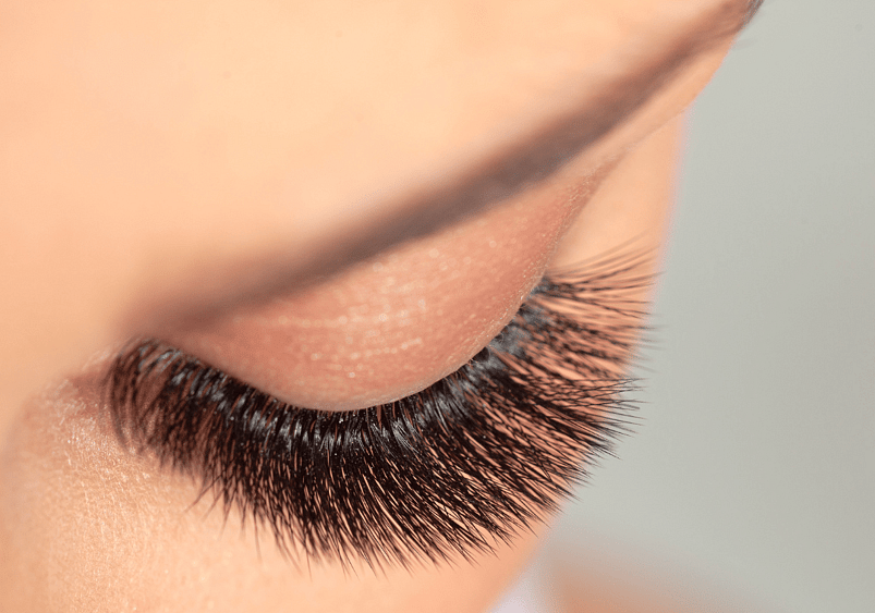 Image of eyelash extensions at Princess Nails Spa and Beauty