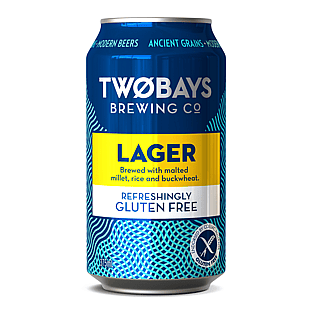 TWØBAYS Brewing Co Lager Craft Beer