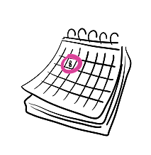 Check once a month around the same time every month in order to notice any changes