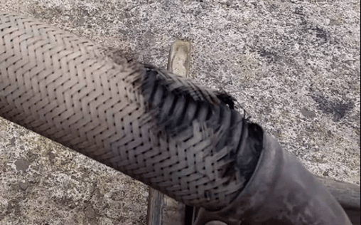 Exhaust Flex pipe leaking