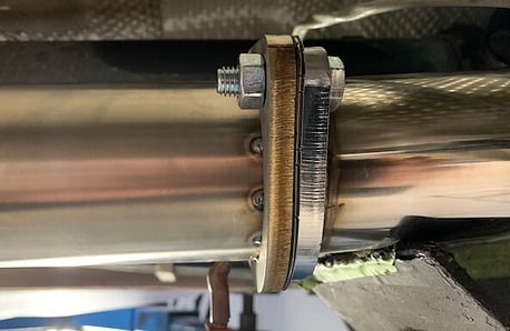 what size bolts for exhaust flanges