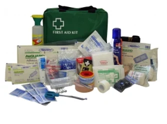 Large sports first aid kit and contents