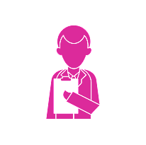 Driving Instructor Assessor Icon Man