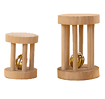 Wooden Toys with Bells - PACK OF TWO TOYS-PRICE $12.99- - - - - - - - - - ADD TO CART >