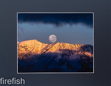 Moonset at Sunrise