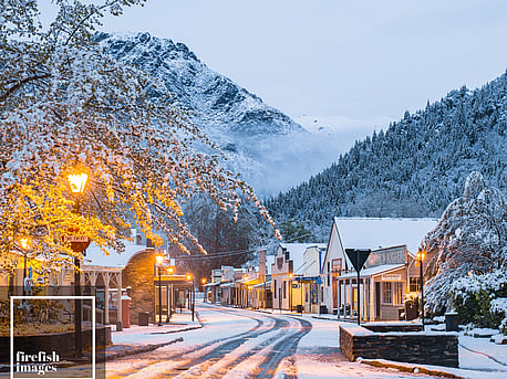 Arrowtown Spring Snow 16"x20"