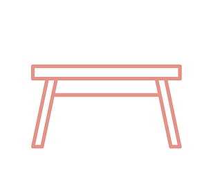 12 trestle tables are available in the seminar room at Taylor Made Community Space, Cambridge