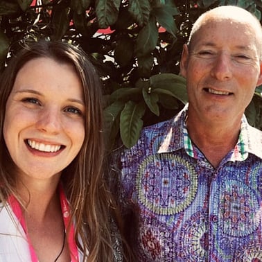 Garry Hamnett with Stroke Foundation Community Advisor Jessica