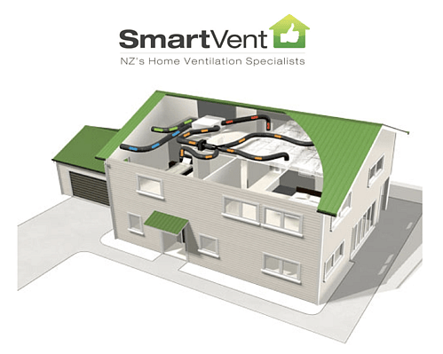 SmartVent home ventilation system installation for a healthier, drier home