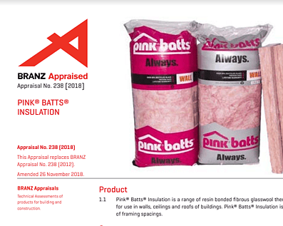 Pink Batts Inslulation