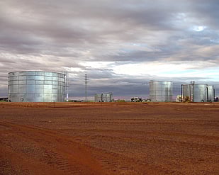power and mining water tank
