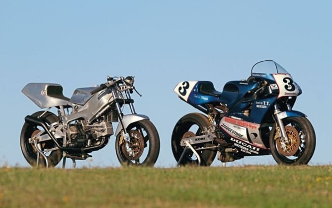 Nitro-burning Ducatis, a short-stroke Pantah that revved to over 14,000rpm, one of the very first 851 Superbike engines housed in a custom frame. Things got a little crazy in New Zealand in the 1980s. And then came Robert Holden to ride them.