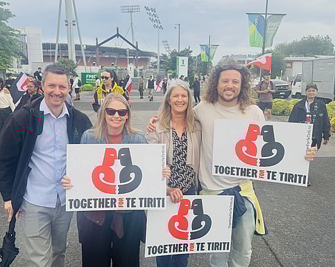 Staff, trustees and partners of the Len Reynold's Trust