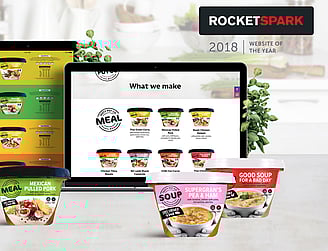 Tasty Pot Co - WEBSITE CONTENT + DESIGNWINNER ROCKETSPARK WEBSITE OF THE YEAR 2018