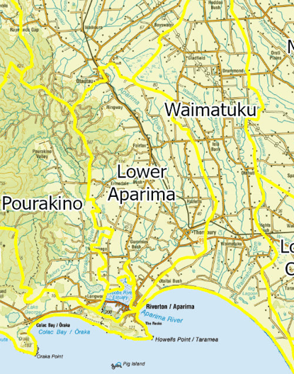 Appari Map Lower Aparima | Thriving Southland