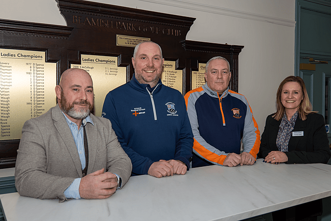 Dave Jones, Andy Hill, Phil Dobson and Tracey Gott