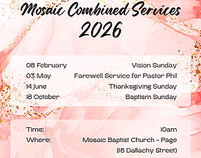 Mosaic-wide Combined Services for 2026