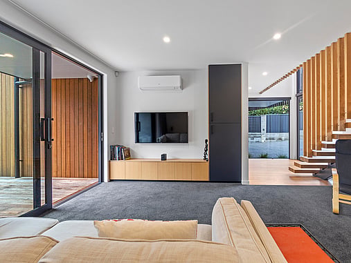 Lounge area of Totara House