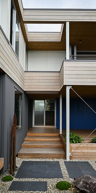 Entrance way of Toa House