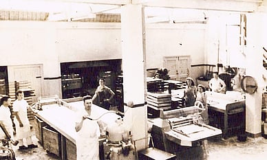 Phil Pollett from Pieline Systems original family bakery in the 1970s
