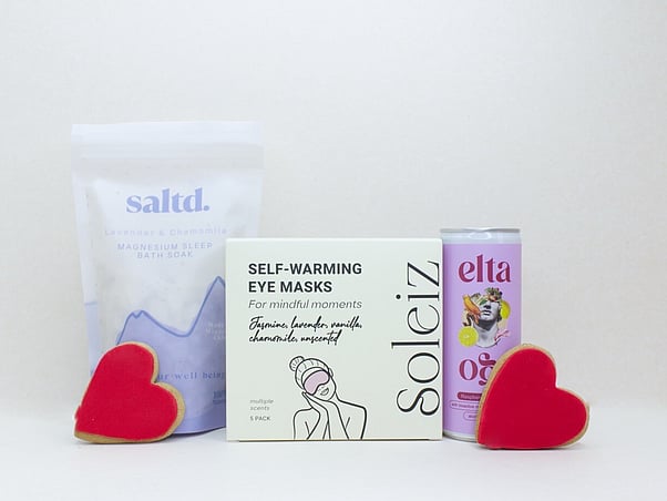 BATH SALTS, EYE MASKS AND A NZ DRINK