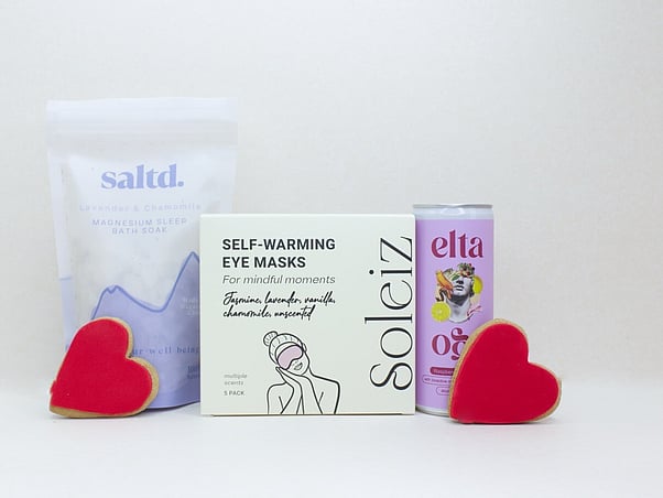 BATH SALTS, EYE MASKS AND A NZ DRINK