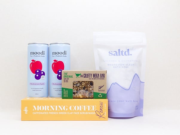 FACE SCRUB, WELLNESS DRINKS, BATH SALTS 