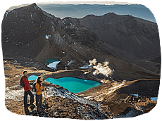 The Tongariro Alpine Crossing is 40 mins from Two Rivers - with amazing culture, geography and adventure charchteristics