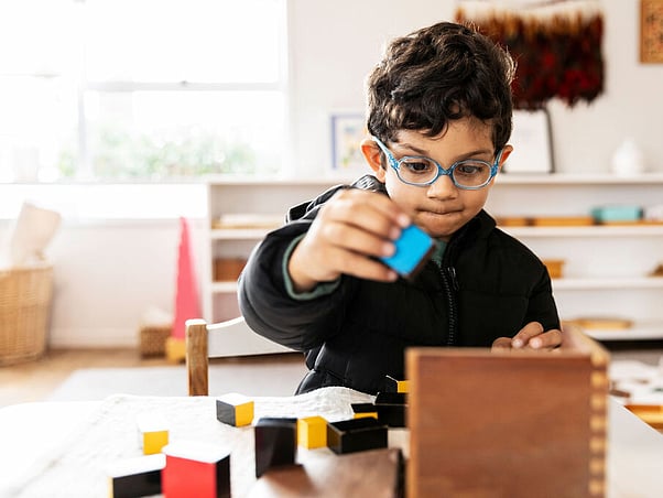 Montessori Educational Blocks &ndash; sensorial focus, North Shore