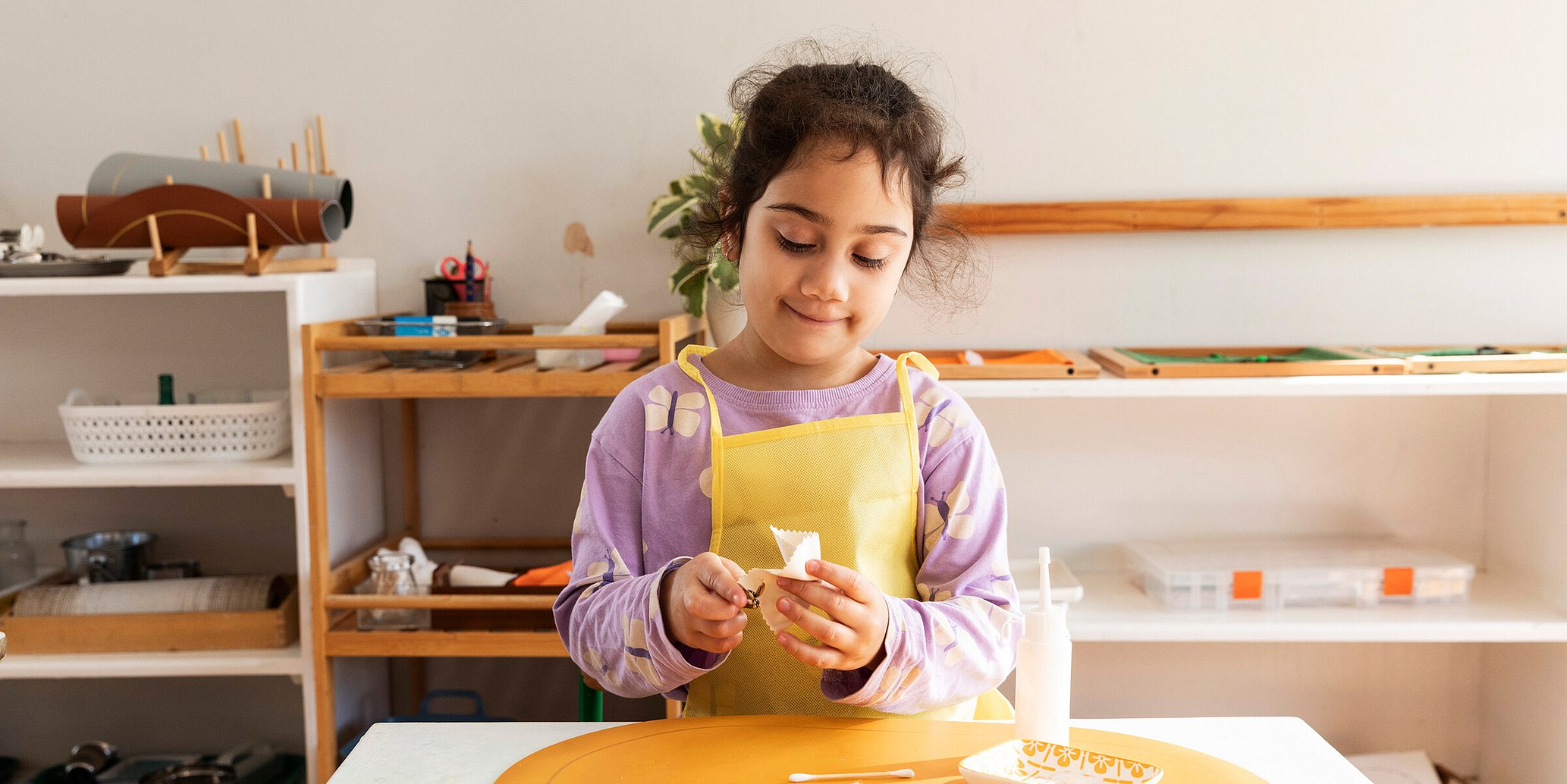 Montessori practical life activity &ndash; concentration