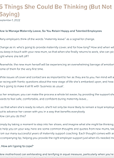 5 Things She Could Be Thinking (But Not Saying)