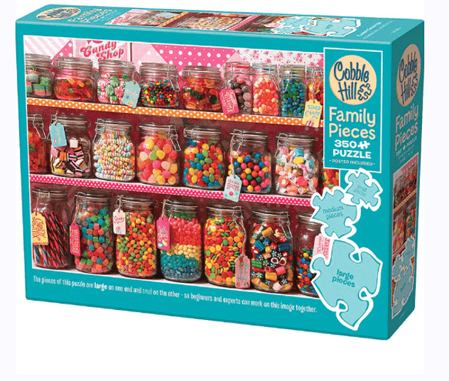 Cobble Hill 350 Piece Family Jigsaw Puzzle Candy Counter