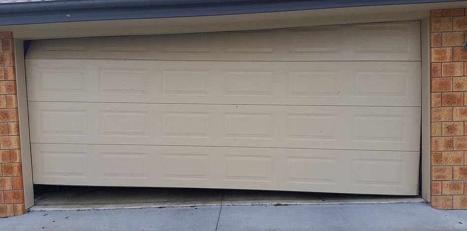 One of the results of failure to get your door serviced