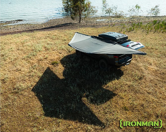 Ironman Deltawing 180° 2.1m Awning Size Options & Build Quality