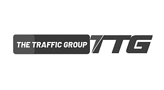 Logo for The Traffic Group. Partners of Eden Construction in Auckland.