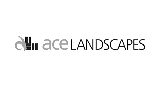 Logo for Ace Landscapes. Partners of Eden Construction in Auckland.