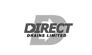 Logo for Direct Drains. Partners of Eden Construction in Auckland.
