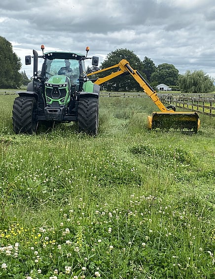 Mulching & mowing in the Waikato by Harvey Hedgecutters