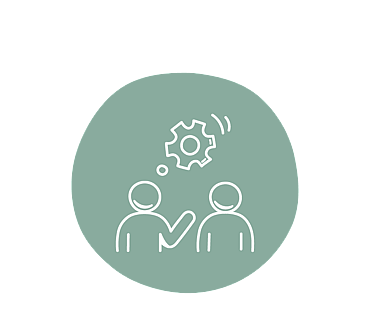 People talking icon to start Investor Relations text for Belle PR