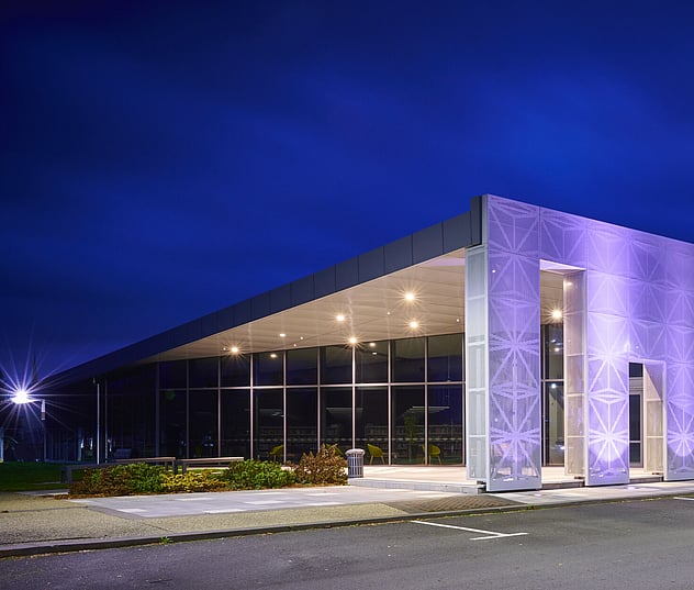 Craig Brown Photographer's image of a building lit up at night