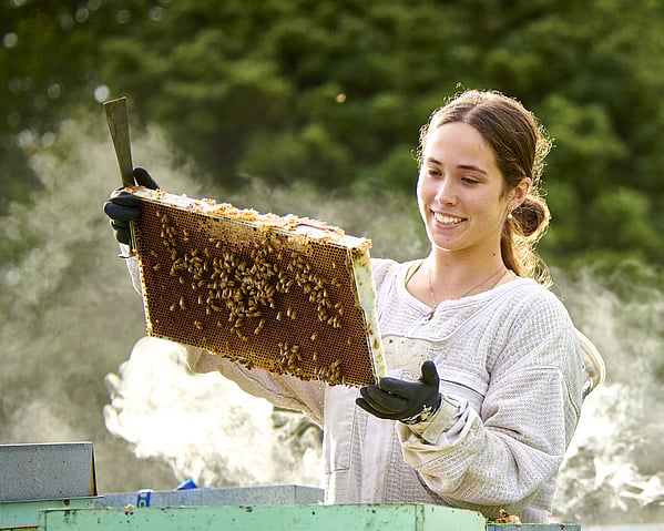 Craig Brown Photographer's image of a female beekeeper