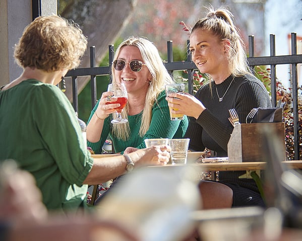 Craig Brown Photographer's image of three ladies enjoying lunch at a pub 