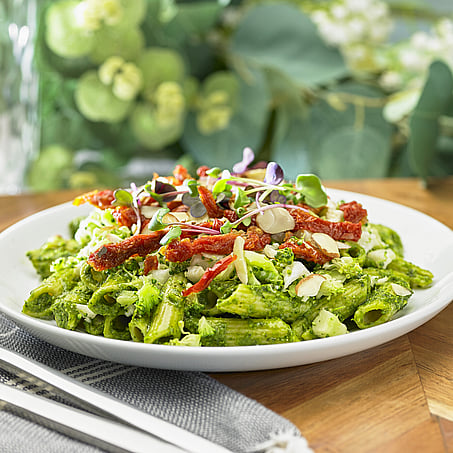 Craig Brown Photographer's studio shot of a plate of pasta from a restaurant