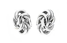 Sterling silver earrings, Regal, Marc Bendall, Christchurch Jewellers