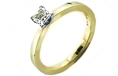 Princess cut diamond ring Marc Bendall
