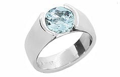 Aquamarine rings, Marc Bendall, Christchurch jewellers