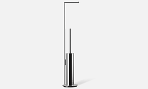 Toilet Brush Set Freestanding - 0W x 840H x 0D