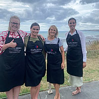Image of the Gallie Miles Team volunteering at Surfing for Farmers 