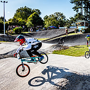 Bike park, bike pump track, children&rsquo;s playground at the Grassroots Trust Arena